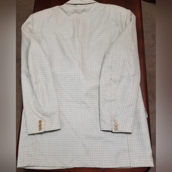 Enrico Coveri Italian Men's Classic Checkered Blazer - Picture 11 of 15